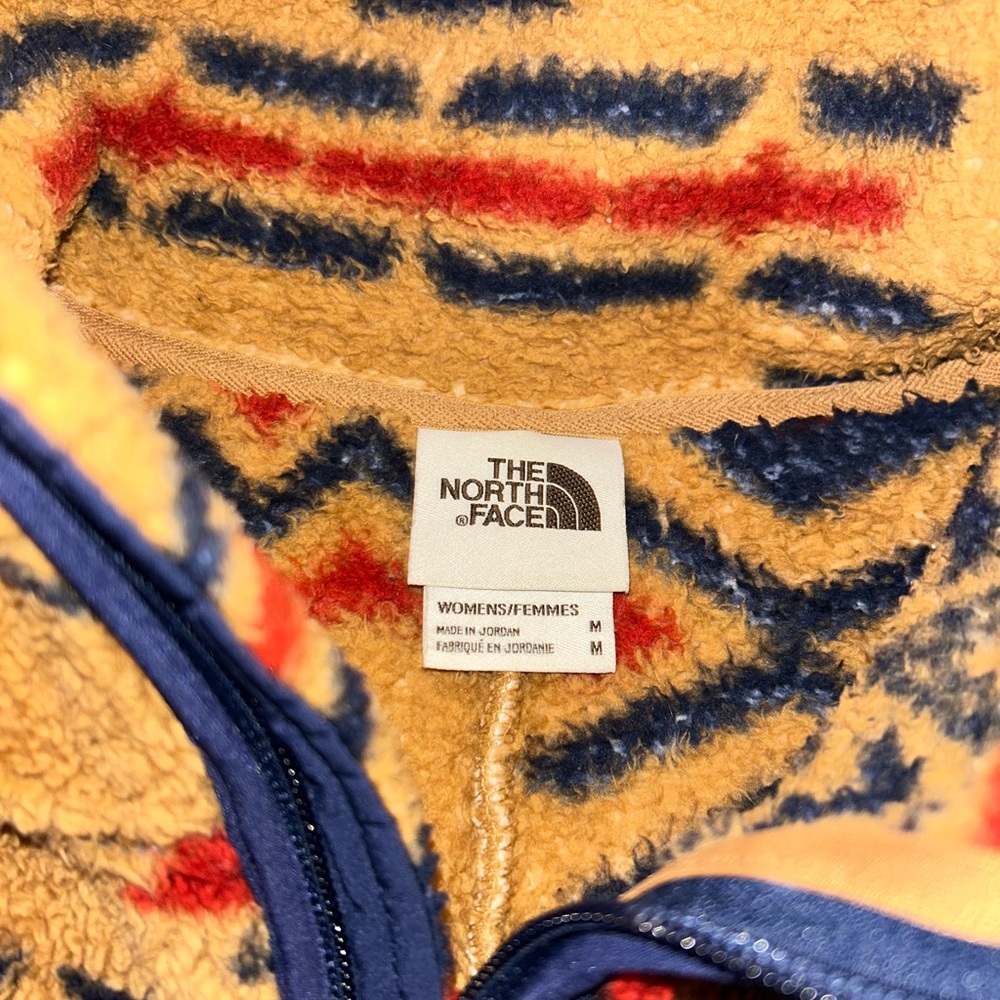The North Face Jacket Women’s Medium Campshire Cedar Brown California GEO Aztec - Picture 4 of 4